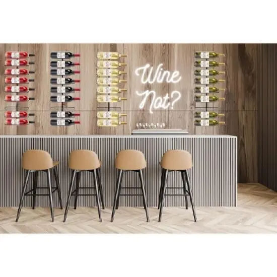 Sorbus Wall Mounted Wine Bottle Rack image {8}