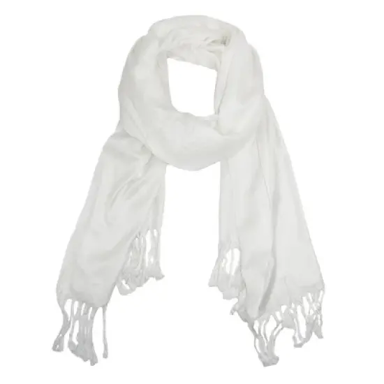 CTM Women's Classic Pashmina Shawl Wraps image {4}