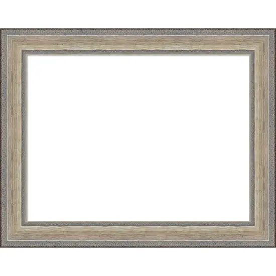 Amanti Art Fleur Champagne Silver Framed Dry Erase Magnetic Board image {13}