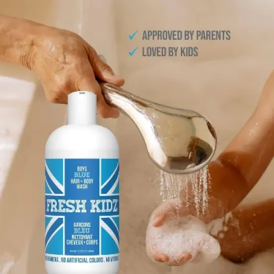 Fresh Kidz Boys Blue Hair & Body Wash - 16.9oz image {3}