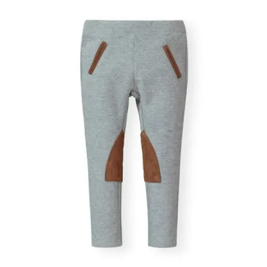 Hope & Henry Girls' Ponte Riding Pant, Infant image {7}