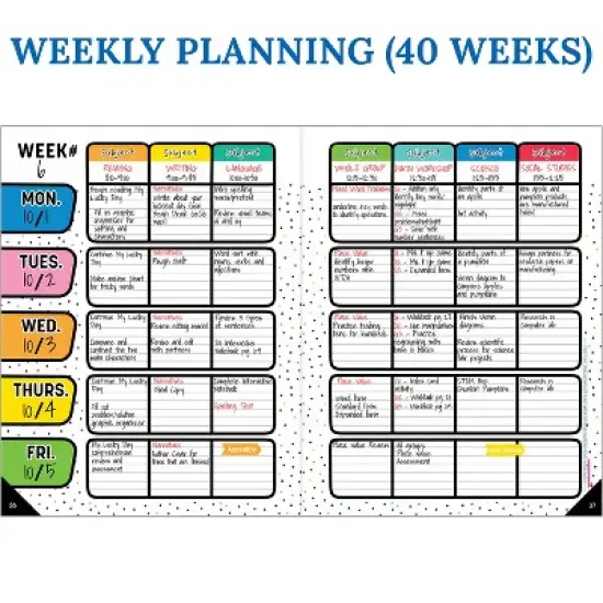 Carson Dellosa Education Happy Place Teacher Planner image {2}