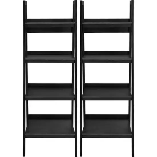 Viewfield 4 Shelf Ladder Bookcase Bundle - Room & Joy image {3}
