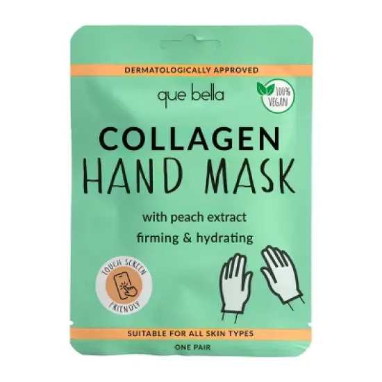 Que Bella Collagen Hand Mask - 0.5oz image {6}
