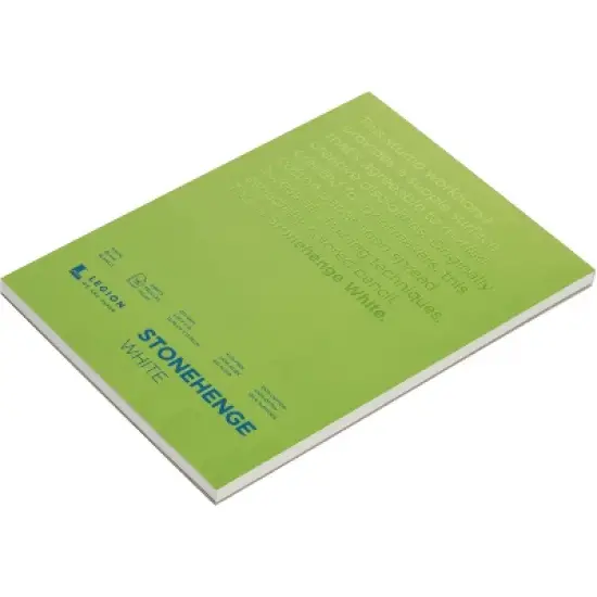 Stonehenge Paper Pad 5"X7" 15 Sheets/Pkg-White 90lb image {1}