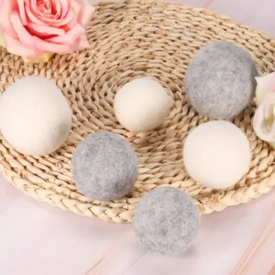 Unique Bargains Reducing Clothing Static and Wrinkles Wool Dryer Balls image {3}
