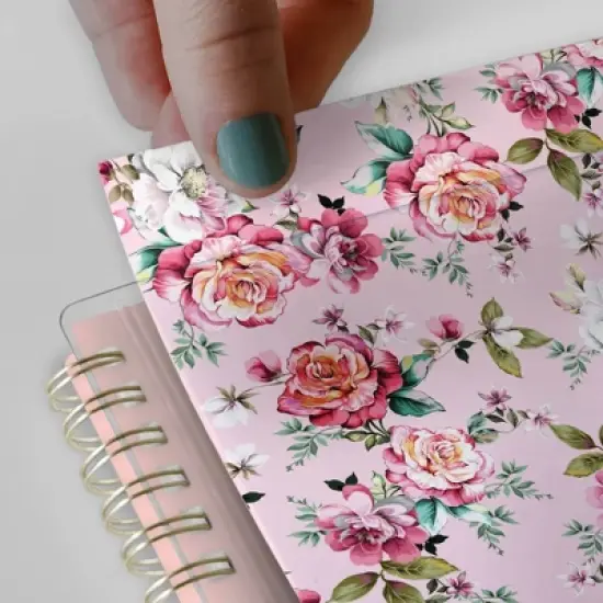 Blue Sky Day Designer Weekly/Monthly Planning Calendar 8.5"x11" Rose Pink Floral image {14}