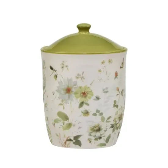 3pc Green Fields Canister Storage Set - Certified International image {4}