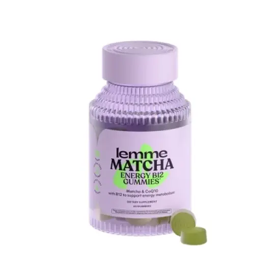 Lemme Matcha Energy B12 Vegan Gummies - 60ct image {7}