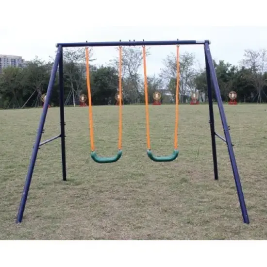 Luupatchy Two Station Swing Set For Children image {1}