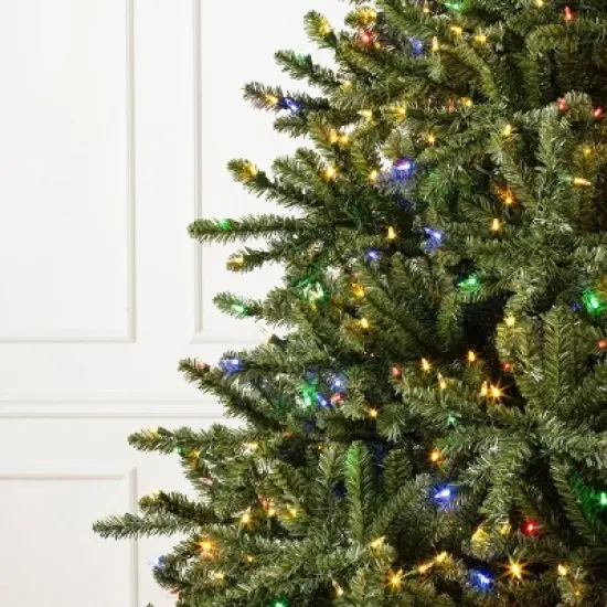 Balsam Hill 9' Color Clear LED Classic Blue Spruce Tree image {2}
