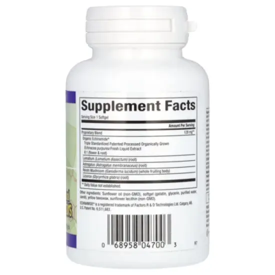 Natural Factors Anti-V Formula, with Clinically Proven Echinamide, 60 Softgels image {1}