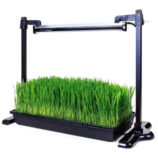 SunBlaster Universal Powder-Coated Aluminum Adjustable Lighting Stand with Heavy-Duty Plant Growing Tray, Fits All Size T5 Light Strips image {4}