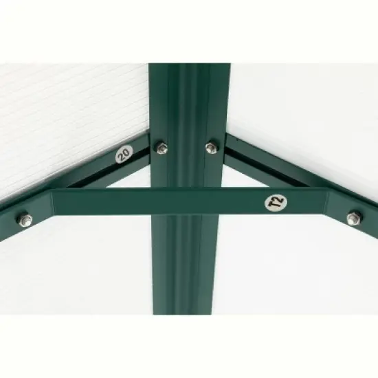 Chery Life Green-6 x 8 FT Outdoor Patio Greenhouse image {7}