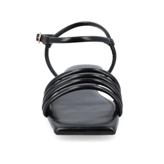 Journee Collection Womens Lyddea Tru Comfort Foam Buckle Multi Strap Sandal image {5}