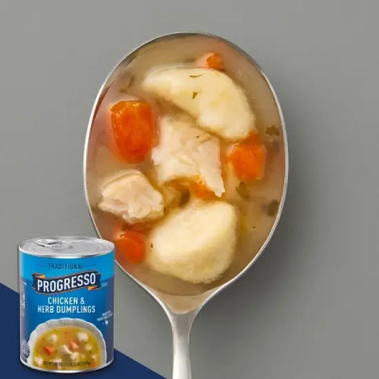 Progresso Traditional Chicken & Herb Dumpling Soup - 18.5oz image {2}