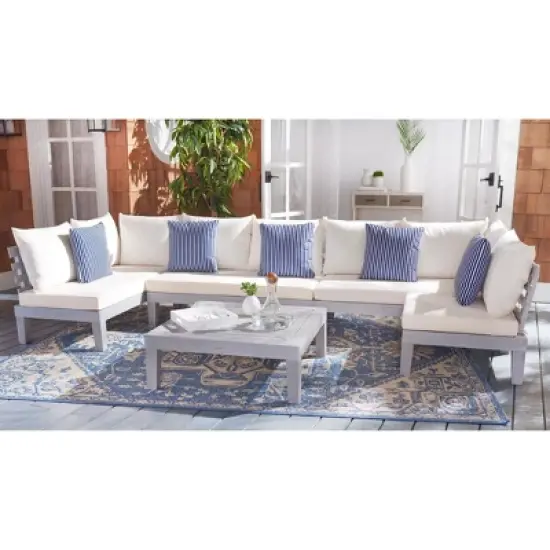 Granton 5 Pc Living Set - Indoor/Outdoor - PAT7054 - Safavieh image {1}