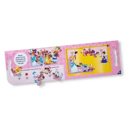 Melissa & Doug Magnetic Take-Along Jigsaw 2pc Bundle - Farm/Princesses image {3}