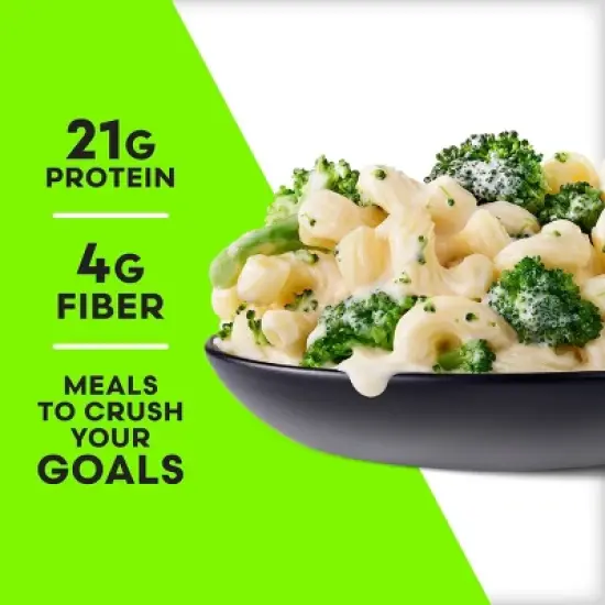 Vital Pursuit High Protein Vermont White Cheddar Mac and Cheese Broccoli Bowl Frozen Meal - 9.5oz image {3}