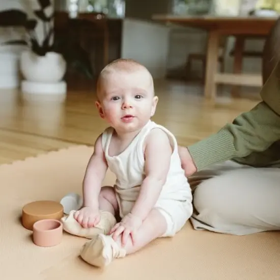 Goumikids Viscose + Organic Cotton Terry Romper image {6}