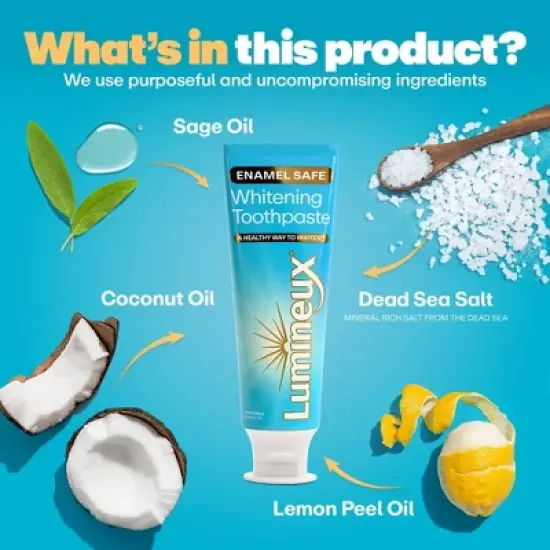 Lumineux Whitening Toothpaste - 106.3 Grams image {7}