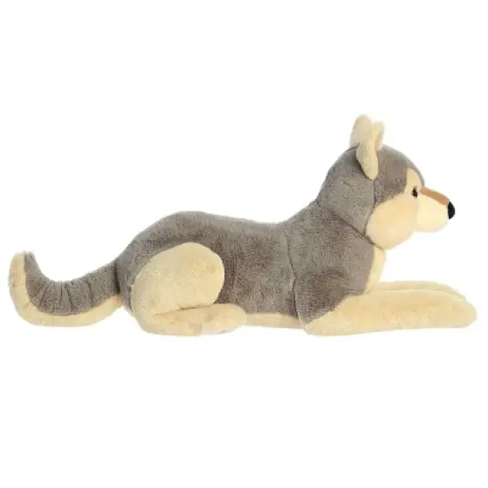 Aurora Large Wolf Super Flopsie Adorable Stuffed Animal Gray 25" image {2}