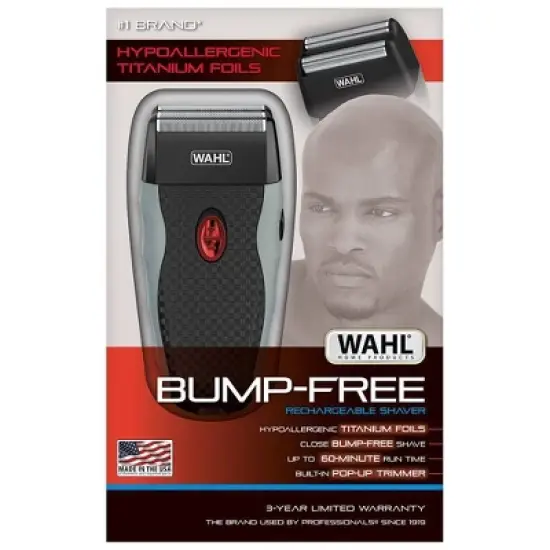 Wahl Bump Free Men's Rechargeable Electric Shaver - 7339-300 image {1}