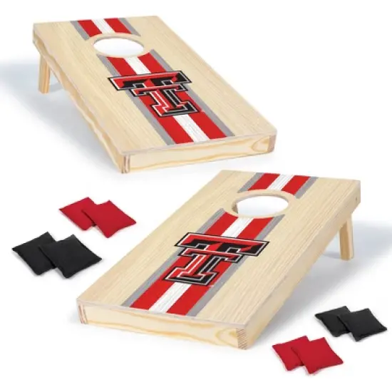 NCAA Texas Tech Red Raiders 1'x2' Wood Cornhole Set image {7}