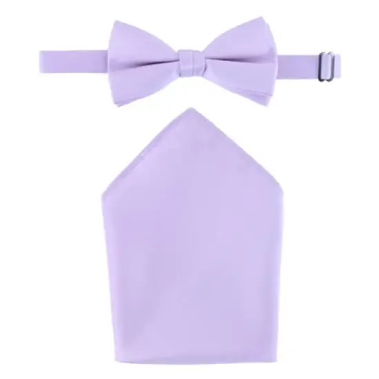 CTM Men's Classic Bow Tie and Pocket Square image {6}