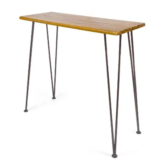 Dexmalle WOOD AND METAL BAR TABLE image {9}