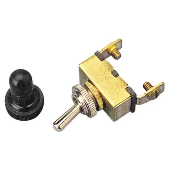 Sea Dog Brass Toggle Switch On/Off 4204651 Boat Equipment. image {1}