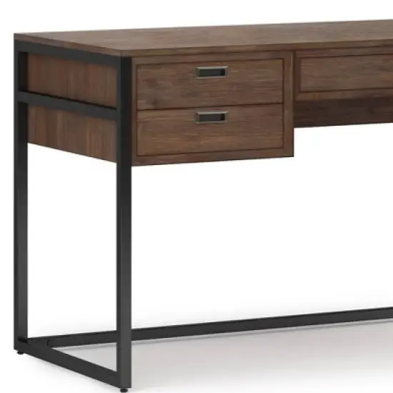Brandt Desk Rustic Natural Aged Brown - WyndenHall image {4}