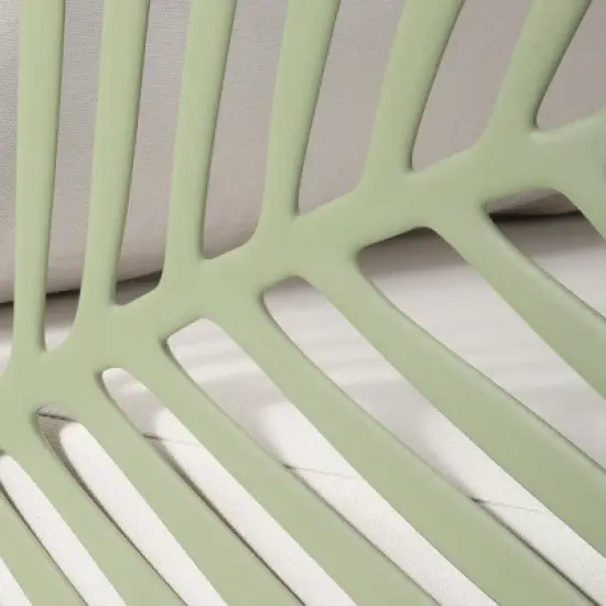 WestinTrends Playa Modern Outdoor Polypropylene Resin Deep Seating Patio Loveseat, Green image {11}