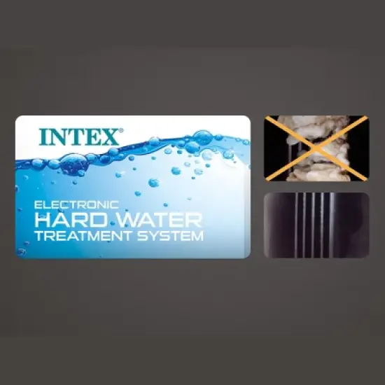 Intex PureSpa Plus 6 Person Portable Inflatable Round Hot Tub Spa with Soothing Bubble Jets and Built In Heater Pump image {4}