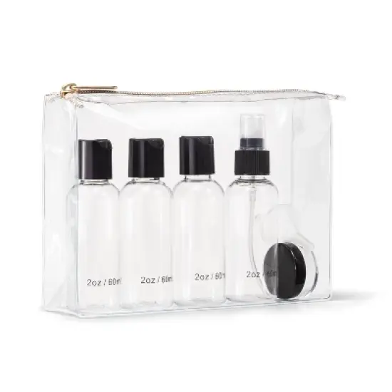 Sonia Kashuk&trade; TSA Travel Makeup Bag Kit - Clear image {1}