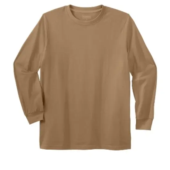 Boulder Creek by KingSize Men's Big & Tall &trade; Heavyweight Long-Sleeve No Pocket Crewneck Tee image {9}