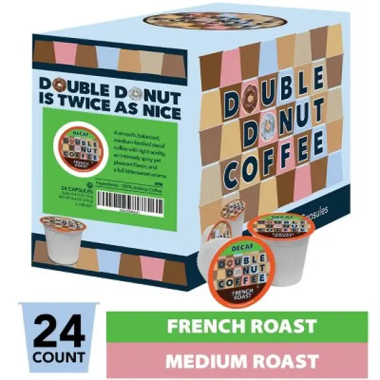 Decaf French Roast Coffee Pods image {1}