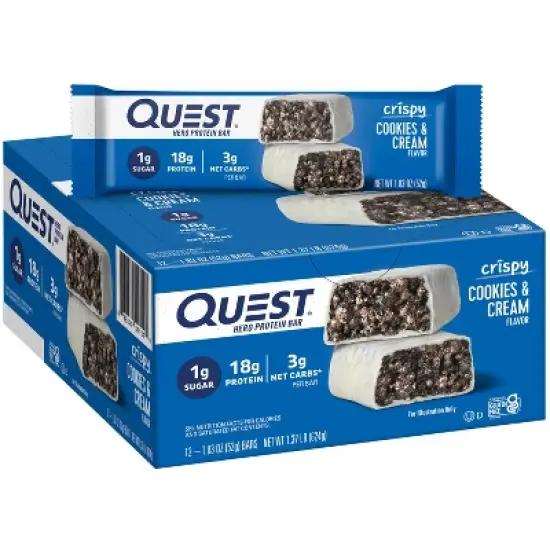 Quest Nutrition Hero Protein Bar - Crispy Cookies & Cream image {9}