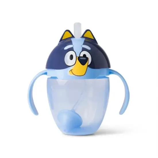 The First Years Bluey 7oz Spill Proof Weighted Straw Trainer Sippy Cup - 6 Months+ image {7}