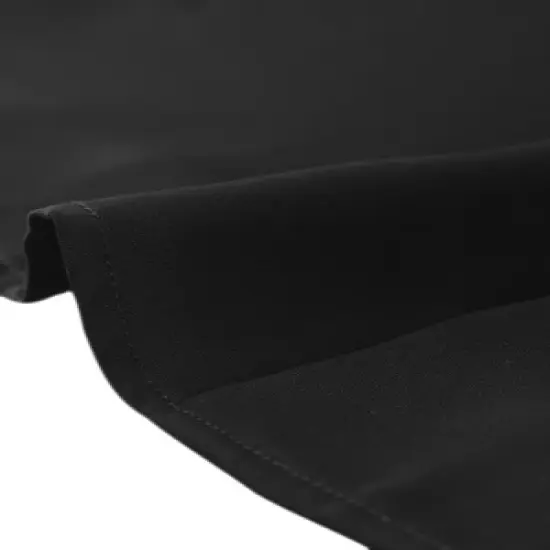 Allegra K Women's Work Pleated Front Long Sleeve Mock Neck Blouse image {3}