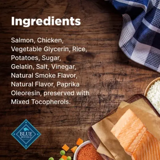 Blue Buffalo Nudges Grillers Salmon Flavor Dog Treats - 16oz image {4}