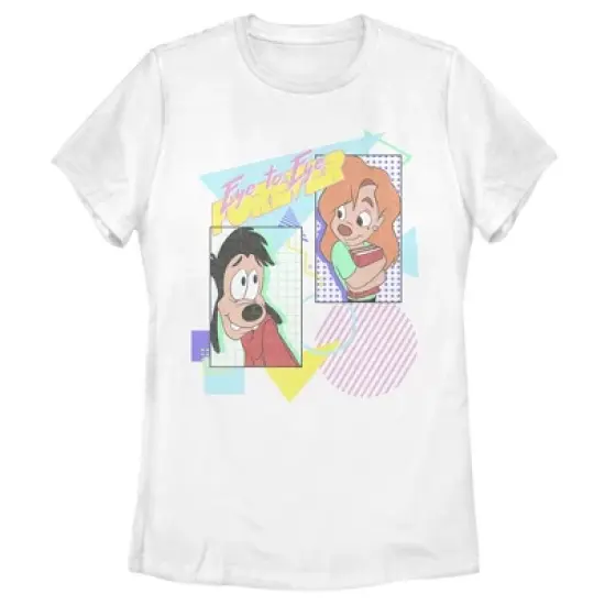 Women's A Goofy Movie Max and Roxanne Eye to Eye Forever T-Shirt image {3}