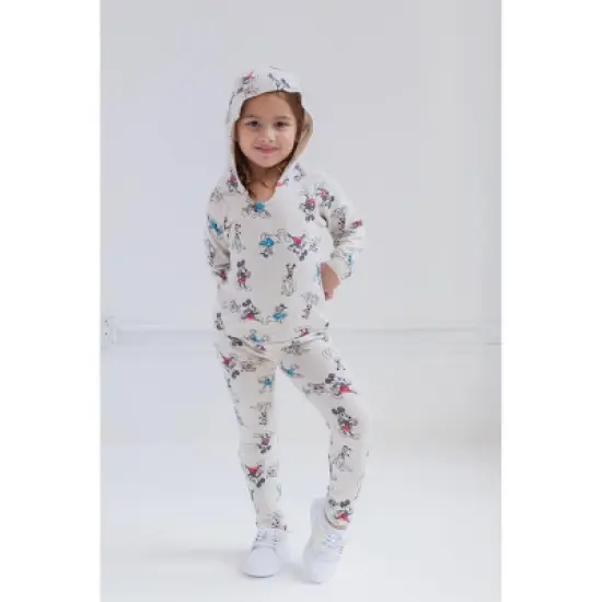 Disney Mickey Mouse Donald Duck Pluto Minnie Mouse Pullover Hoodie and Pants Outfit Set Toddler image {4}