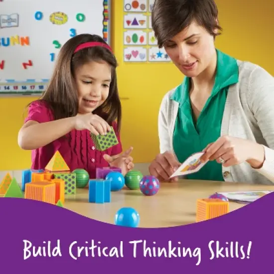 Learning Resources Mental Blox Critical Thinking Game, 20 Blocks, 20 Activity Cards, Ages 5+ image {3}