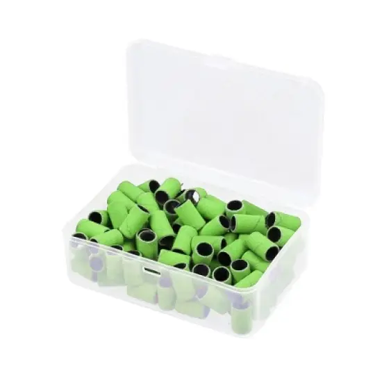 Unique Bargains 240 Grit Nail Drill Bits Sanding Bands Gel File Polish Remover For Electric Nail Tools 100 Pieces image {8}