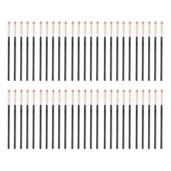 Unique Bargains Disposable Colorful Eyelash Brush 50 Pcs image {6}