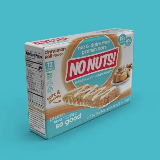 No Nuts! Cinnamon Roll Flavor Snack Bars - 12 Bar Pack image {3}