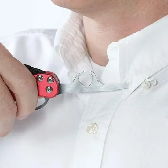 Vivi Zipper Pull and Button Hook Pocket Dresser and Dressing Aid for Assistance with Button Hooks, Zipper Pulls and Shoelaces image {3}