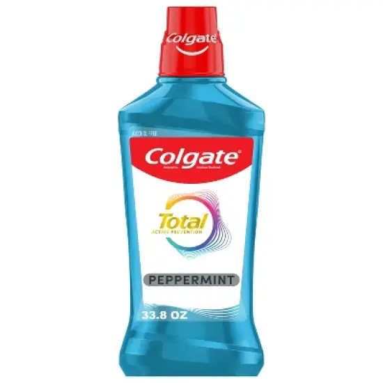 Colgate Total Active Prevention Alcohol-Free Mouthwash - Peppermint - 1L image {13}