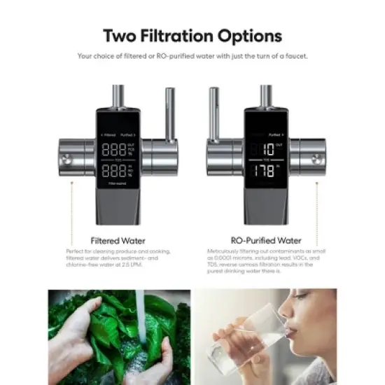 BRIO G20u Tankless RO Reverse Osmosis Water Filtration System Black image {3}